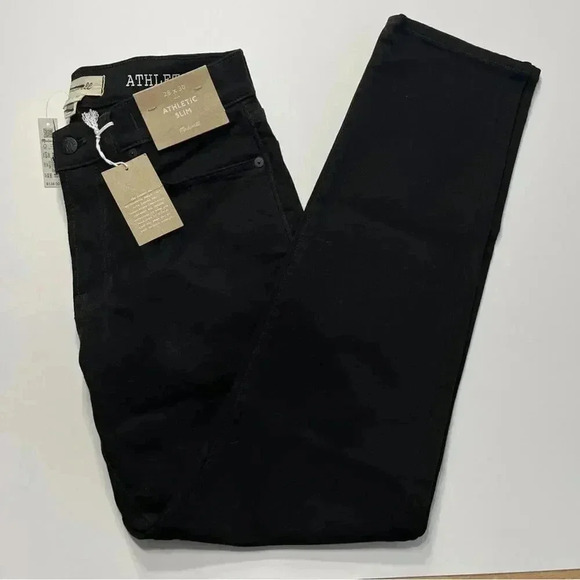 Madewell Mens Athletic Slim Jeans: COOLMAX Denim Bainhart Black Wash 28 x 30 NWT - Picture 7 of 9